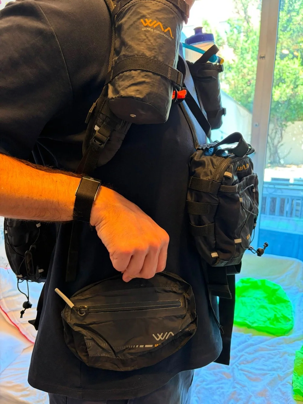 WAYF Black Men's Performance Backpack